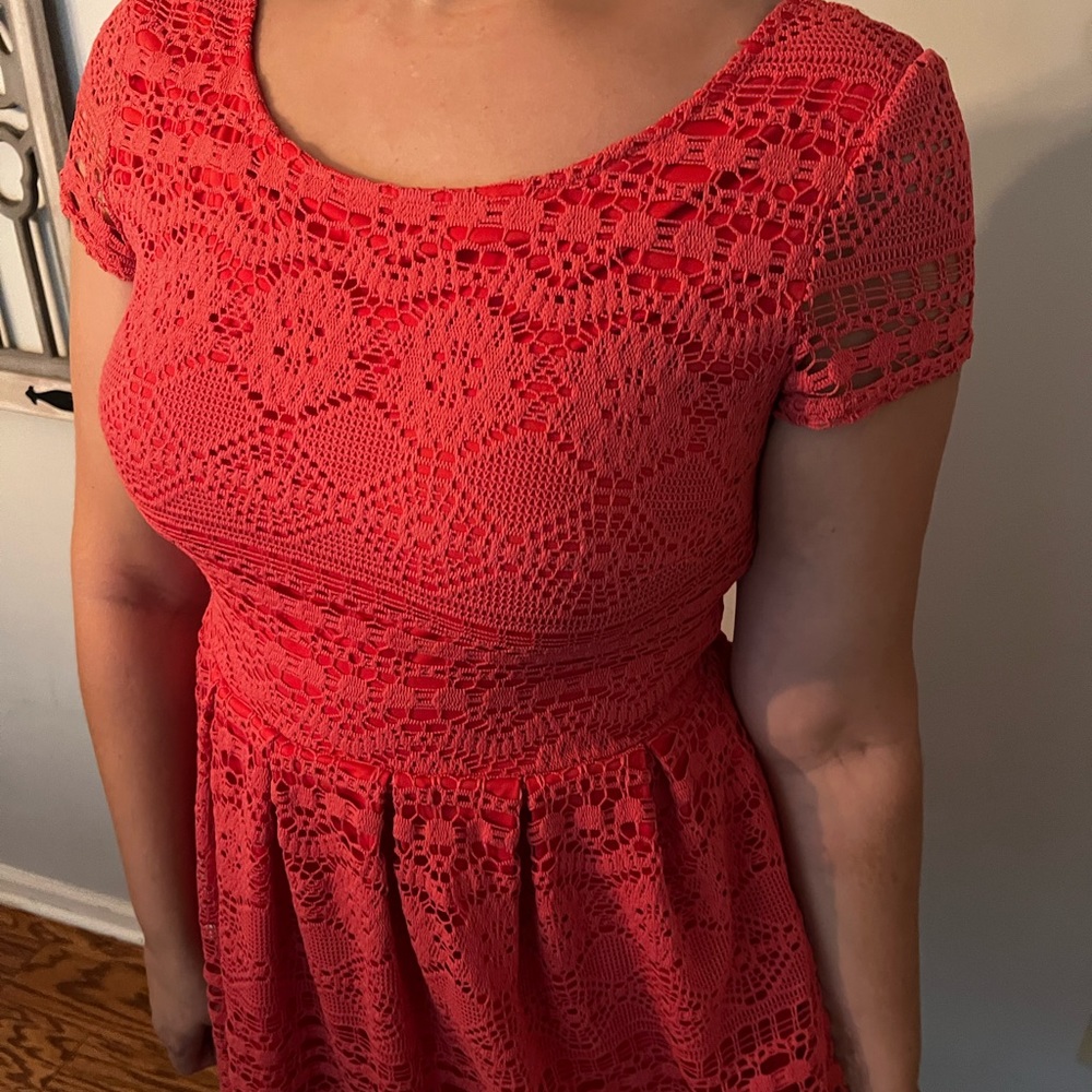 Madison Leigh Orange Dress (12)